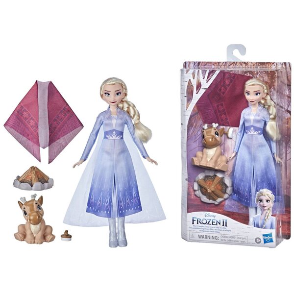 Laletta Elsa Frozen 2 Disney 30 cm mit Kleid und Reisefell
