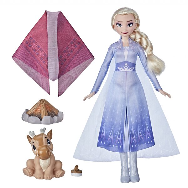 Laletta Elsa Frozen 2 Disney 30 cm mit Kleid und Reisefell