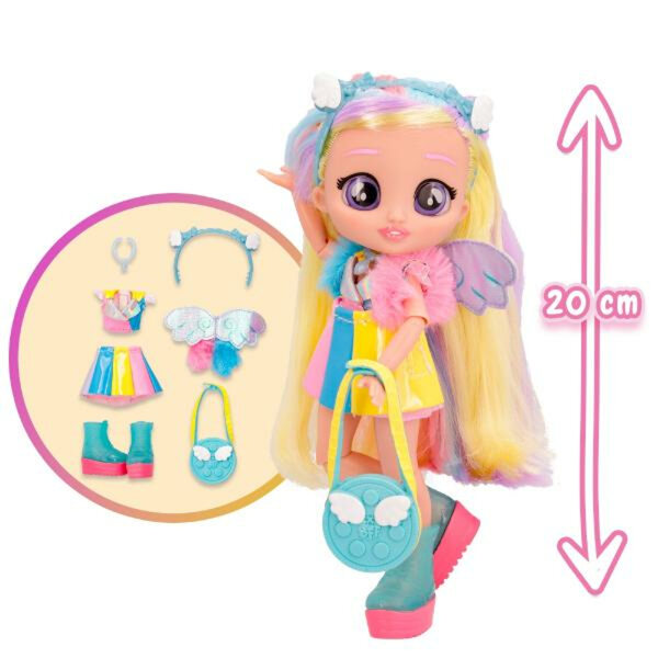 BFF von Cry Babies Jenna – Modepuppe mit langen Haaren und vielen Accessoires