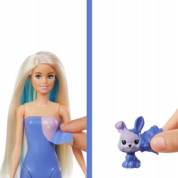 Barbie Color Reveal Fantasy-Fee mit Zubehör und Überraschungstier