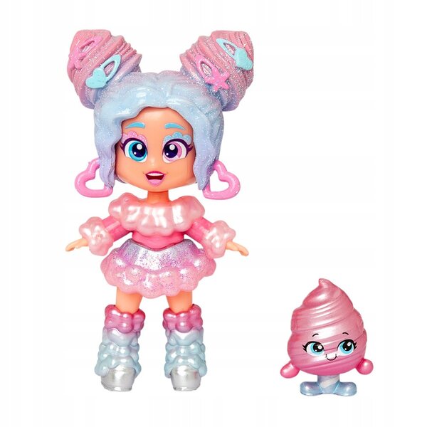 Kookyloos Cotton Candy Land Mini-Figur mit Zubehör und wechselbaren Gesichtern