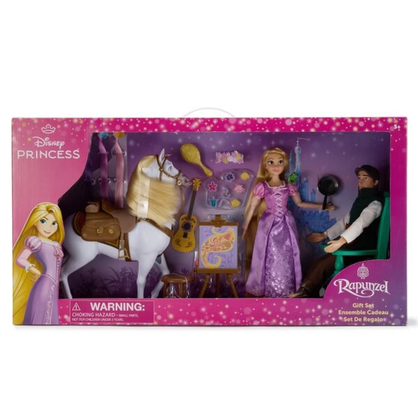 Disney Rosaspunta, Flynn, Pascal, Maximus Puppenset mit Zubehör