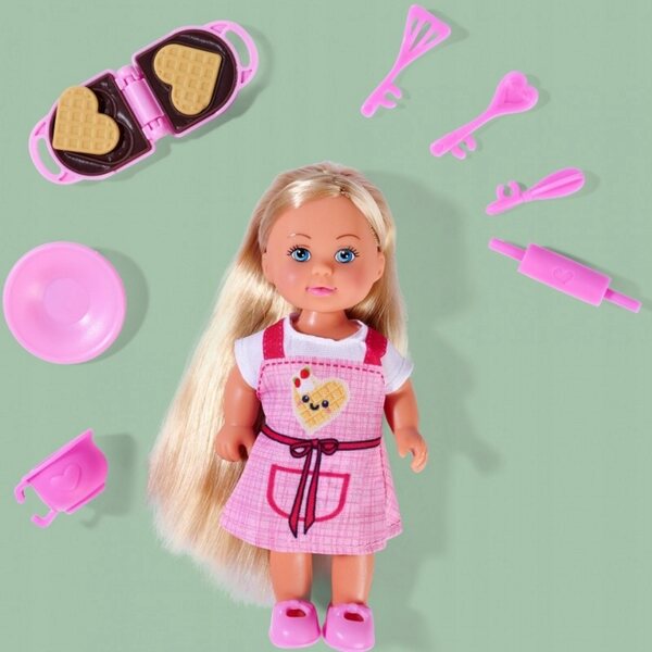 Laletta Evi faltet Gofry mit Küchenzubehör für Kinder ab 4 Jahren, Simba