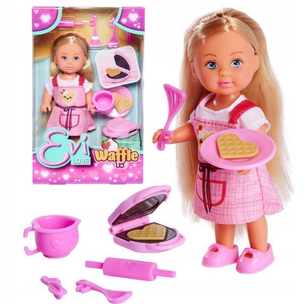 Laletta Evi faltet Gofry mit Küchenzubehör für Kinder ab 4 Jahren, Simba