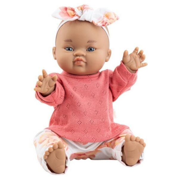 Bambola spagnola Gordi Bobas Olga 34 cm - realizzata a mano in vinile