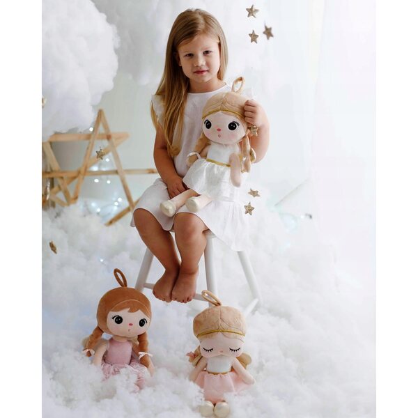 Metoo Boho Girl Angel Doll 50 cm - Straccio di peluche personalizzato