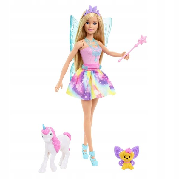 Barbie Dreamtopia Adventskalender 2023 mit 24 Überraschungen und Zubehör