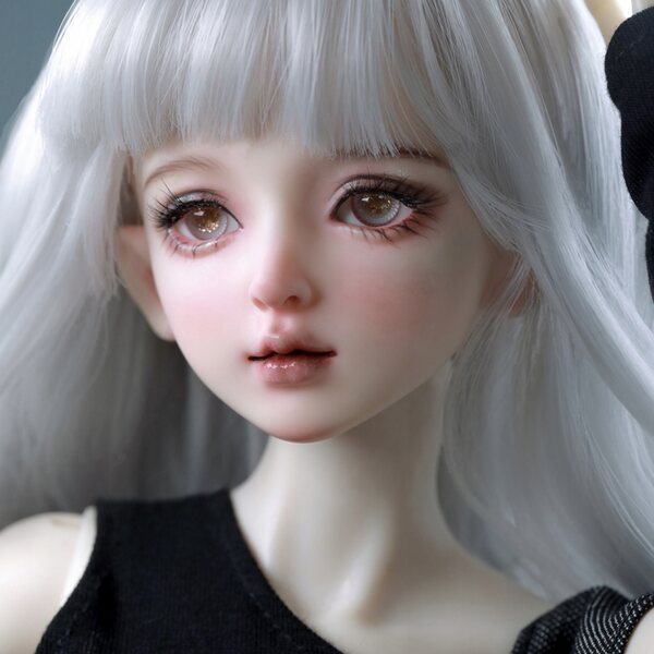 Bambola BJD 1/4 con Articolazioni Mobili, Abiti alla Moda e Perrucche Rimovibili