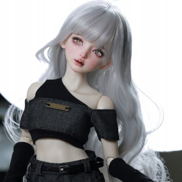 Bambola BJD 1/4 con Articolazioni Mobili, Abiti alla Moda e Perrucche Rimovibili