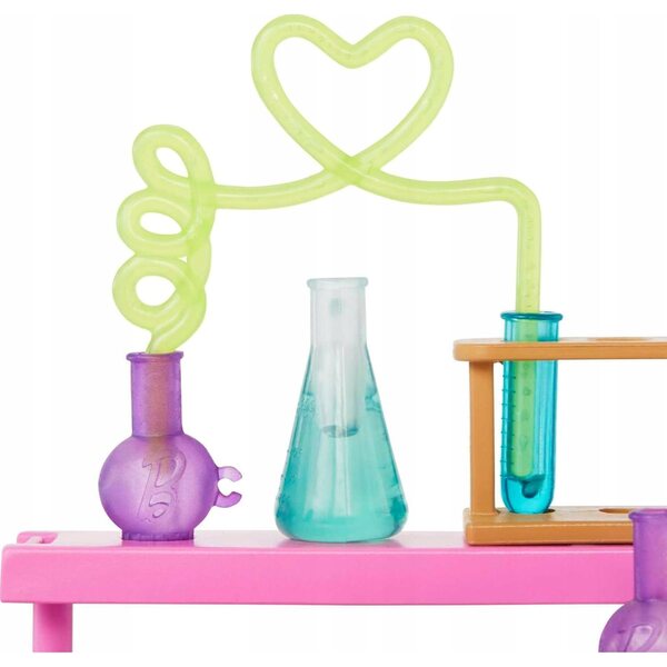 Barbie Career Science Laboratory Set mit Zubehör für Kinder ab 3 Jahren