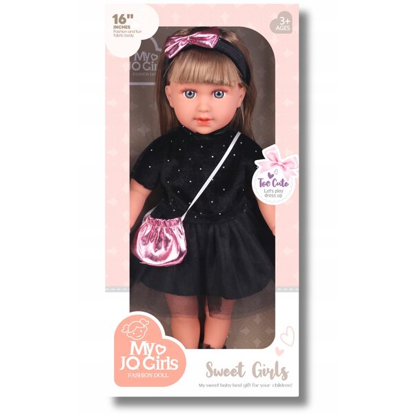 Bambola realistica 40 cm per bambini con vestiti e accessori, regalo ideale 3+