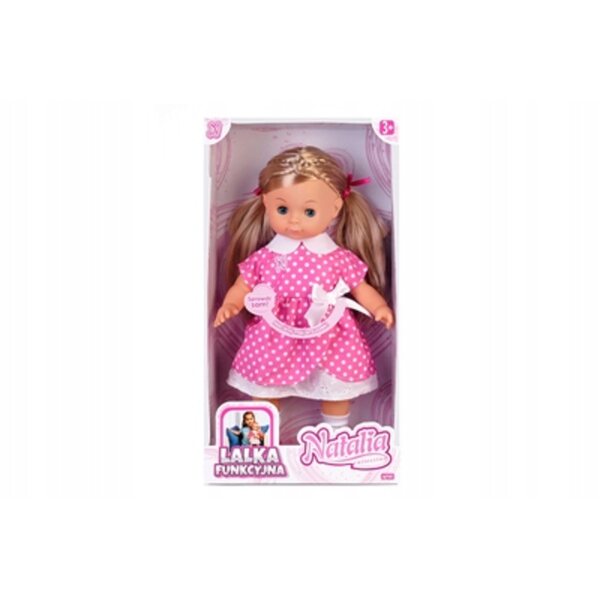 Bambola Artik Natalia parla in polacco con codini 39 cm interattiva per bambini