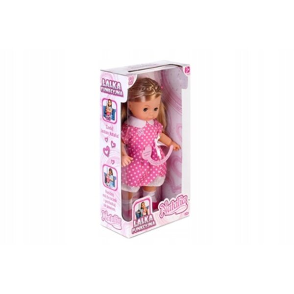 Bambola Artik Natalia parla in polacco con codini 39 cm interattiva per bambini