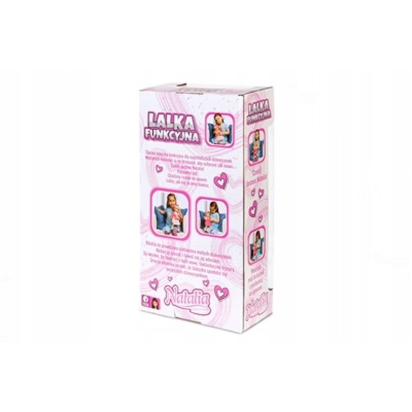 Bambola Artik Natalia parla in polacco con codini 39 cm interattiva per bambini