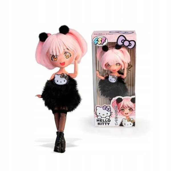 Hello Kitty Manga Golden Diva - Bambola articolata 19 cm di alta qualità