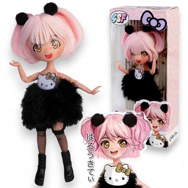 Hello Kitty Manga Golden Diva - Bambola articolata 19 cm di alta qualità