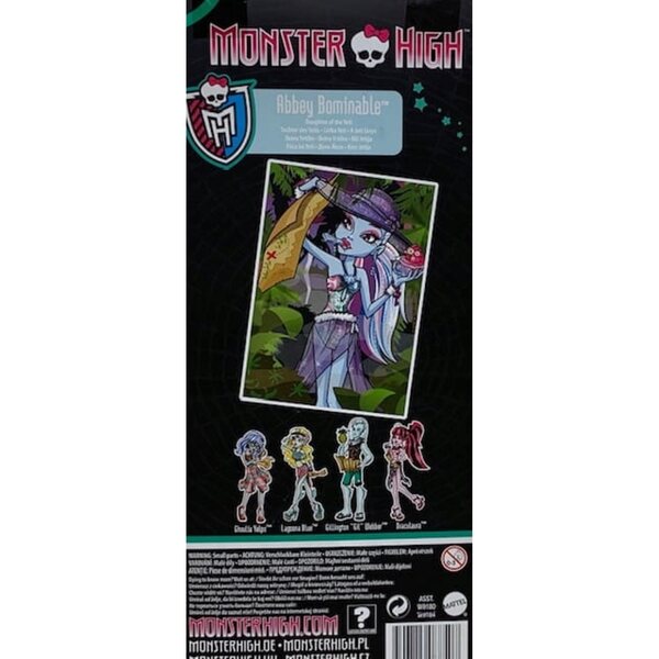 Monster High Abbey Bominable Skull Shore - Bambola Unica con Stile Invernale