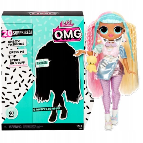 LOL Surprise O.M.G. PUPPE Candylicious Fashion Series 2 mit Modeaccessoires