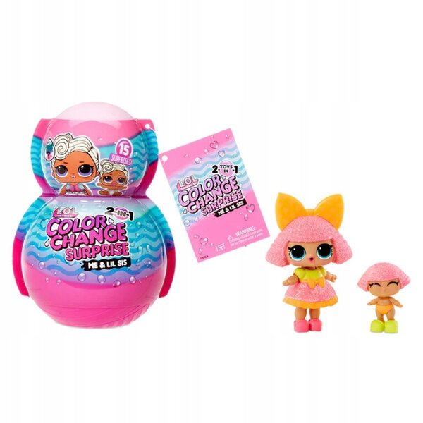 LOL Surprise 2-in-1 Ik en mijn zusje Kleurverandering - Poppen met kleurveranderingseffect