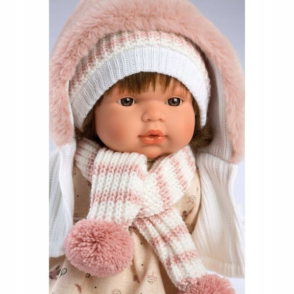 Llorens Lola pop 38 cm met zachte buik en hoogwaardige materialen