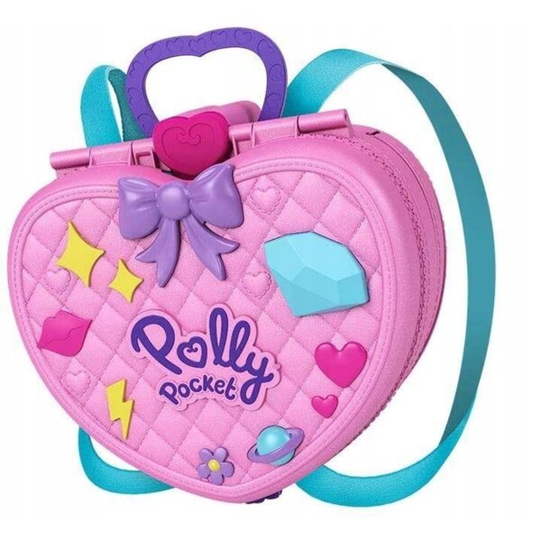 Polly Pocket Zaino Parco Divertimenti con 2 Bamboline e Accessori per Bambini