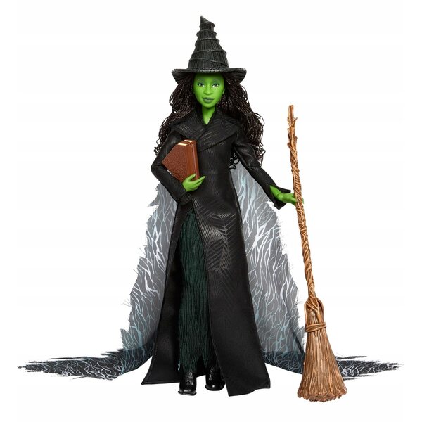 Bambola Wicked Elfaba Thropp 29 cm con Accessori e Abito Dettagliato Mattel