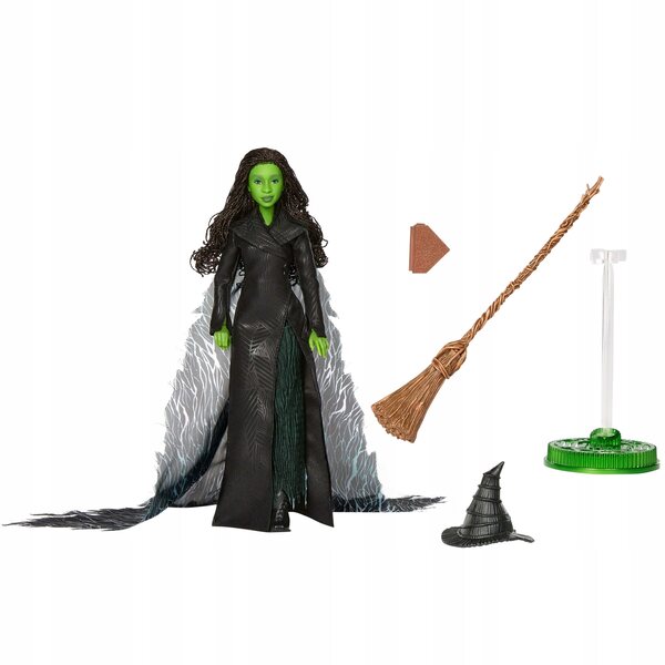 Bambola Wicked Elfaba Thropp 29 cm con Accessori e Abito Dettagliato Mattel