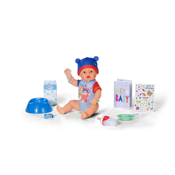 Bambola Interattiva Baby Born Jonas 43 cm con 10 Funzioni e Abbigliamento Incluso