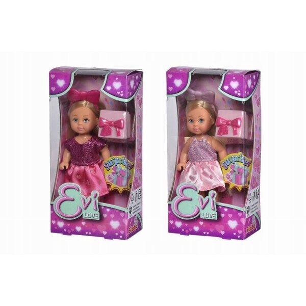 Bambola Evi Love con Sorpresa e Cucciolo - Giocattolo 3+ in Plastica 16 cm