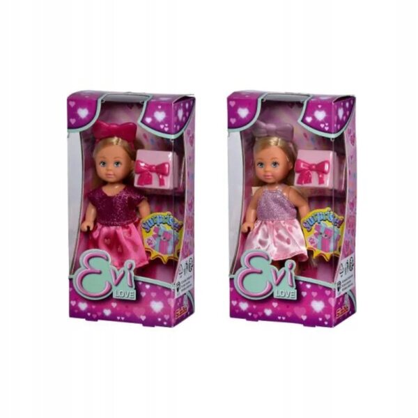 Bambola Evi Love con Sorpresa e Cucciolo - Giocattolo 3+ in Plastica 16 cm