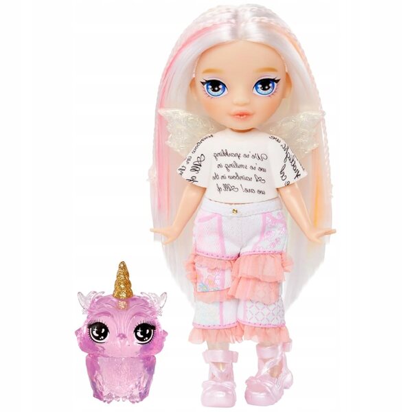 Bambola Fata Sorellina Arcobaleno Alta Opale Littles Fantasy Fairies 14 cm