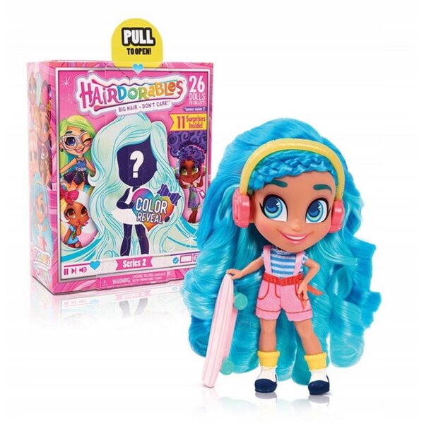 Hairdorables Kreativset II mit Überraschungspuppe und bunten Accessoires