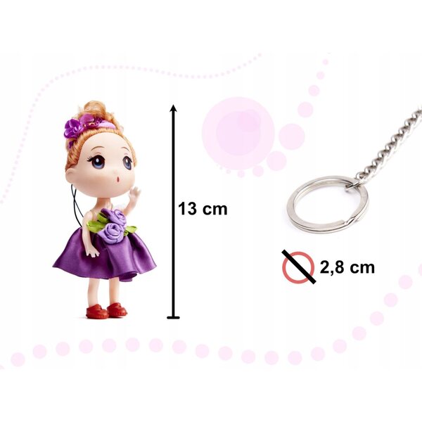 Set 4 Bambole per Casa delle Bambole 12 cm con Ragazzi e Ragazze, Eleganti e Mobili