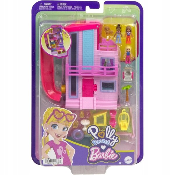 Polly Pocket Casa Barbie da Collezione con Bambole e Accessori
