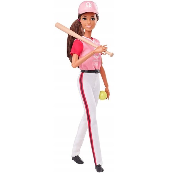 Barbie Olimpionica Softball con Accessori Ufficiali e Medaglia - Mattel
