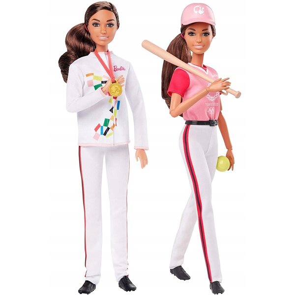 Barbie Olimpionica Softball con Accessori Ufficiali e Medaglia - Mattel