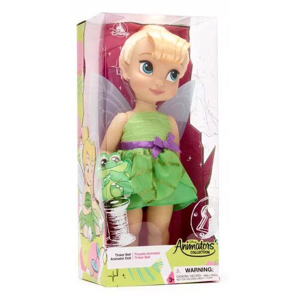 Disney Tinker Bell Animators Puppe 39 cm mit Tick-Tock-Plüsch