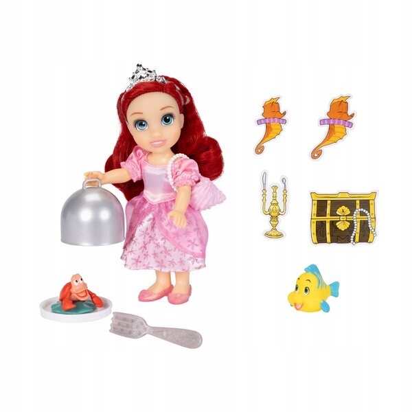 Mini bambola Ariel La Sirenetta 16 cm con accessori - Principessa Disney