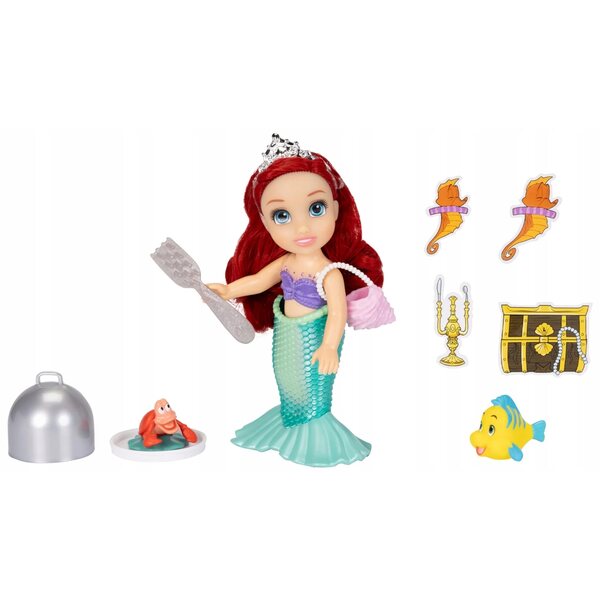 Mini bambola Ariel La Sirenetta 16 cm con accessori - Principessa Disney