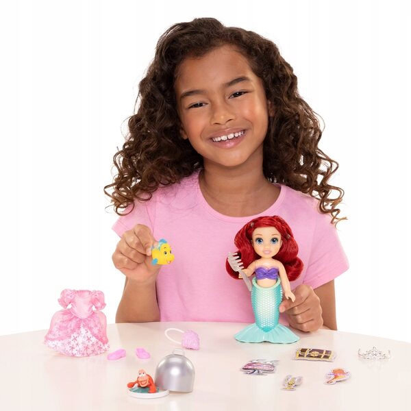 Mini bambola Ariel La Sirenetta 16 cm con accessori - Principessa Disney