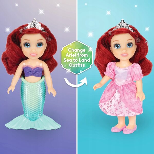 Mini bambola Ariel La Sirenetta 16 cm con accessori - Principessa Disney