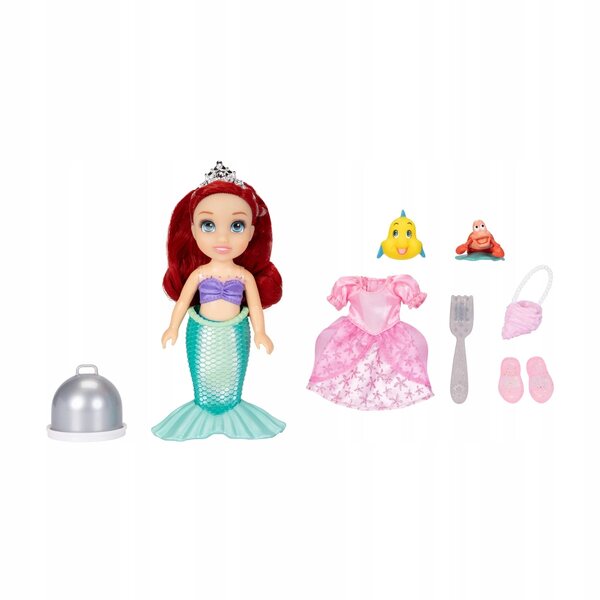 Mini bambola Ariel La Sirenetta 16 cm con accessori - Principessa Disney