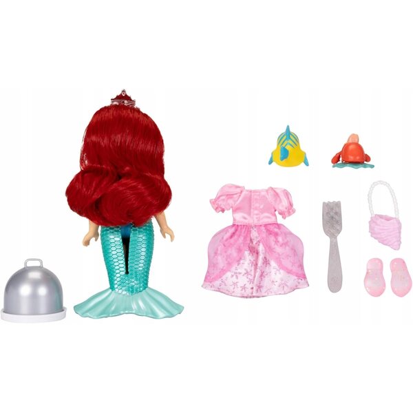 Mini bambola Ariel La Sirenetta 16 cm con accessori - Principessa Disney
