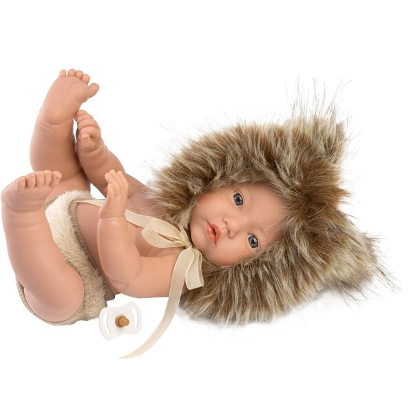 Bambola Llorens New Born Bimbo 31 cm Realistica in Vinile - Made in Spagna