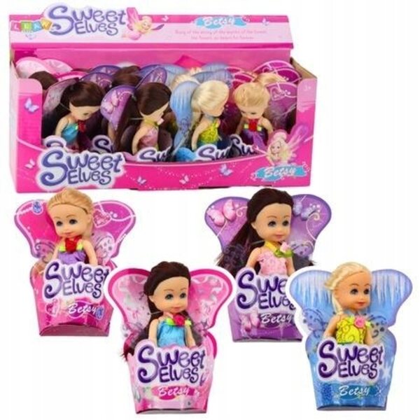 Betsy Elf Fairy Minipuppe 11,5 cm – Kreatives Spielzeug für Kinder ab 3 Jahren