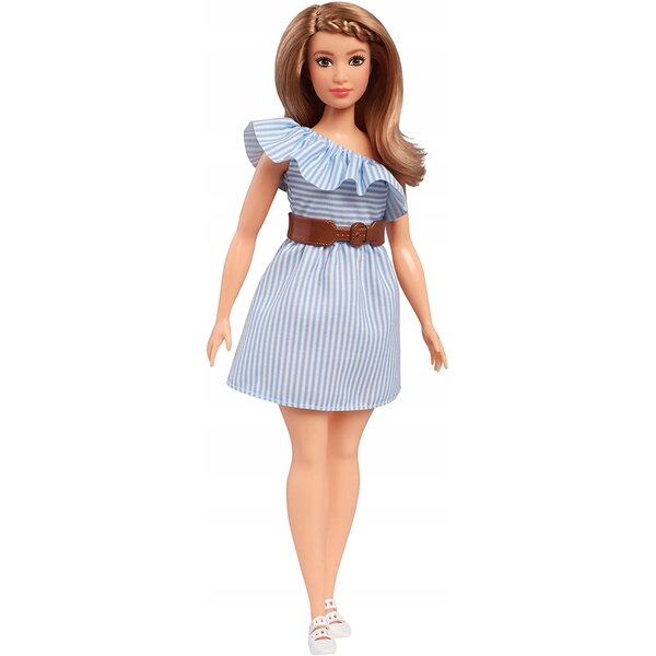Barbie Fashionistas 32 cm mit 2 Outfits und Accessoires, aktualisierter Modestil