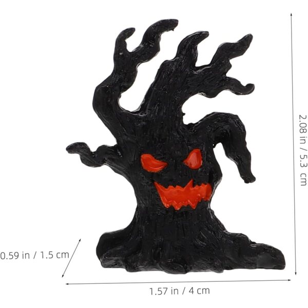 YARNOW 4 pezzi Miniature Halloween in Resina per Decorazioni e Microfotografia