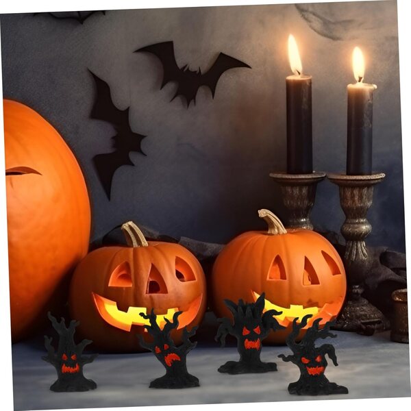 YARNOW 4 pezzi Miniature Halloween in Resina per Decorazioni e Microfotografia