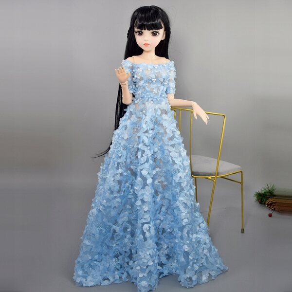Bambola BJD principessa 60 cm fatta a mano con abbigliamento completo e accessori