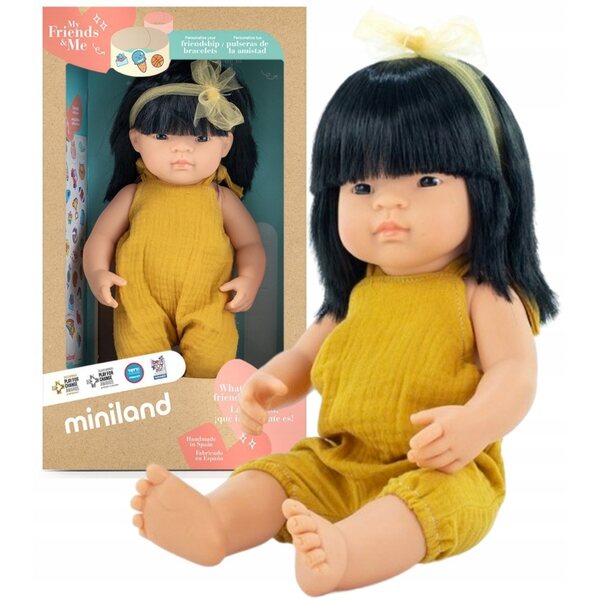 Miniland Asiatische Duftpuppe 38 cm My Friends & Me